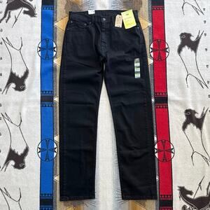 Men’s Levi’s 505 Black Flex Denim Jeans Size 34x34 NWT Regular Fit Straight